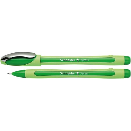 Schneider Pen Xpress Fineliner Pen, Fiber Tip, 0.8 mm, Violet, 10PK 190004
